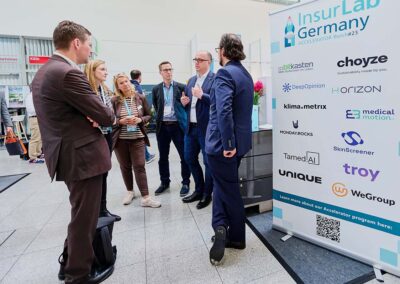 Press Welcome at the InsurLab Germany booth