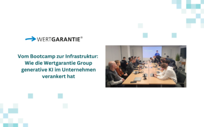 Success Story: Vom Bootcamp zur Infrastruktur: Wie die Wertgarantie Group generative KI im Unternehmen verankert hat